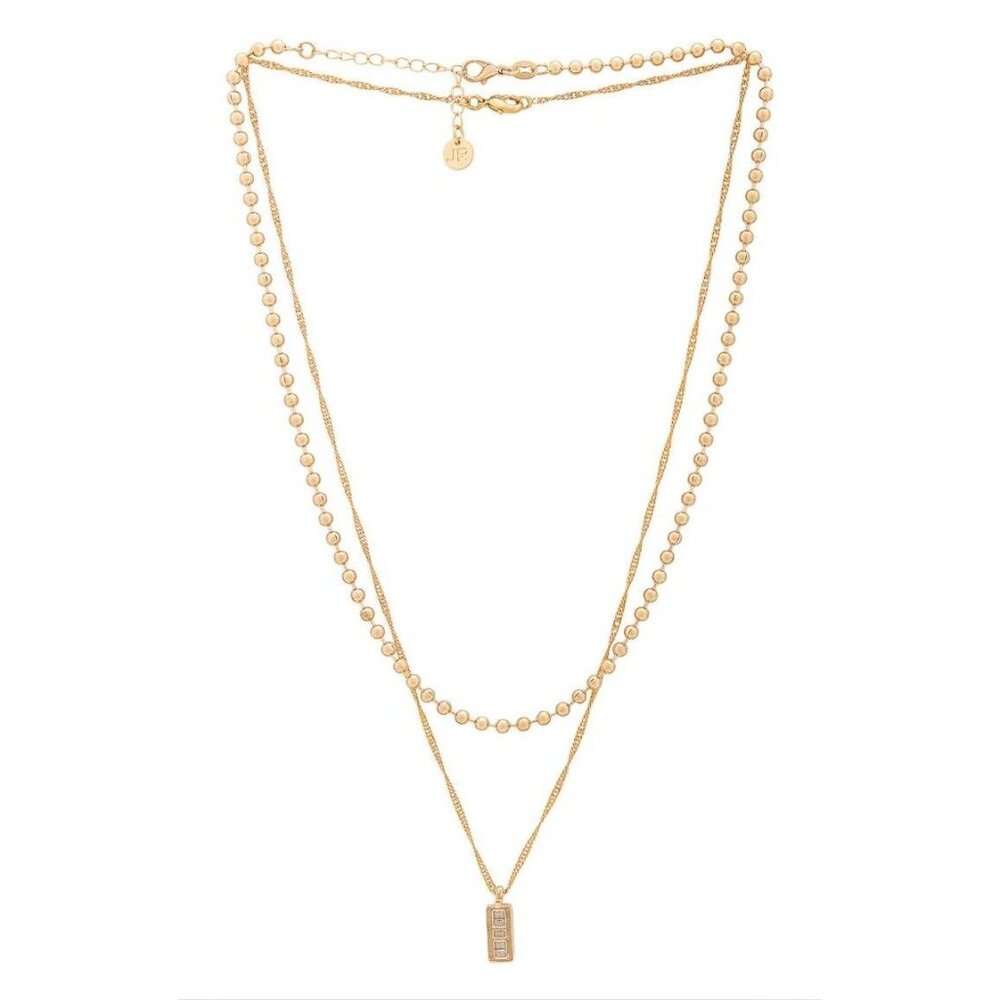 Jordan Road Rendezvous Necklace Stack in 18k Gold Plated Brass